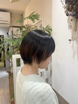 フゥカ 類家店(fuka)&nbsp;丸みショート×縮毛矯正　20代　30代　40代
