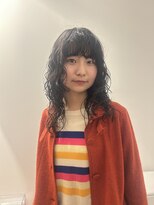 ニーム 栄(nimes) kaon ロングパーマ 強めカール ロングレイヤーパーマ