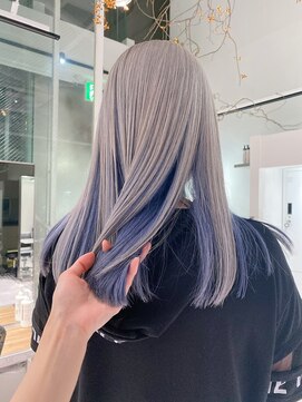 シェリ ヘアデザイン(CHERIE hair design) ブルーシルバー