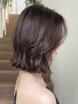 サンクマーケット 渋谷(cinq MARKET)&nbsp;渋谷タッセルボブ切りっぱなしボブチョコレートブラウンカラー◆