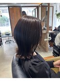外ハネボブ3.7イメチェン