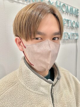 ロミーオム 本厚木(ROMMY. Homme) ショートセンターパートハイトーン韓国風センターパート/本厚木