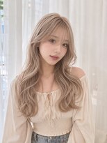 ゲーム 梅田(GAME)&nbsp;レイヤーカット/ホワイトベージュ/ベージュ/韓国