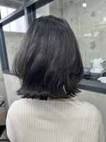 アルマヘア(Alma hair)&nbsp;ダークパープル/ナチュラルショート/ミルクブラウン/夏/河原町