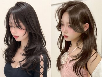 ダンス 渋谷(DANCE)の写真/[顔周りカット+カラー￥2750～][渋谷駅/学割U24/前髪カット/顔周りカット/ブリーチなしダブルカラー]