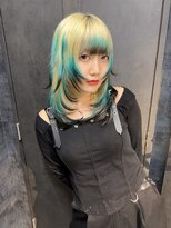イリス 心斎橋(.elice)&nbsp;レイヤーカット×デザインカラー
