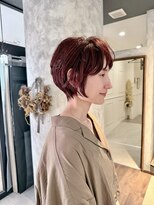 テラスオブベル(TERRAS of belle)&nbsp;艶ボルドーの大人ショート