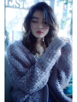 ラべリー 池袋(LOVELEY)&nbsp;ロブノーブルクラシカルバイヤージュパーマミディ