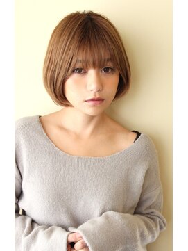 レウナ 外苑前(Reuna) 30代40代人気 お手入れ簡単丸みが可愛いボブ