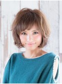 [鶴見]マッシュショートくせ毛風カール大人ボブ☆[30代40代50代]