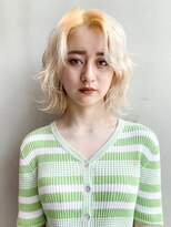 アルバム 銀座(ALBUM GINZA)&nbsp;カジュアルボブ_ココアブラウンフリンジウェーブ_57810