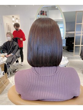 ロンド シャルム 吉祥寺(Lond charme) Lond吉祥寺【千田大地】ピンクブラウンぱつっとボブ0305