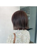 切りっぱなしボブ/外ハネスタイル