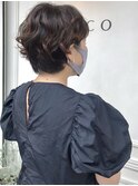 ショート×パーマ