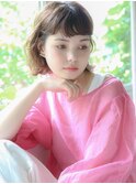 ふんわりミニマムボブ