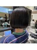 ボブ×ダークグレージュ