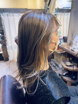 アックスピュア(axe pure) 大人気！脱白髪染め＋インナーカラー