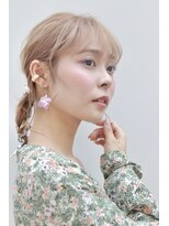 ゼンコー キチジョウジ シェール(ZENKO KICHIJOJI chere) ヘアアレンジ　ベージュカラー/ミルクティーアッシュ