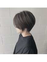 アフィニティー(AFINITY)&nbsp;ショート×アッシュベージュ《ショート/堅田美容室/髪質改善》