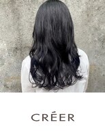 クレール 住吉店(CREER) 光に透けるツヤ感ブルーグレージュ