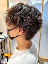 トローノ 栄(TRONO)&nbsp;【TRONO　岩田】ツーブロックマッシュパーマ／ショートマッシュ