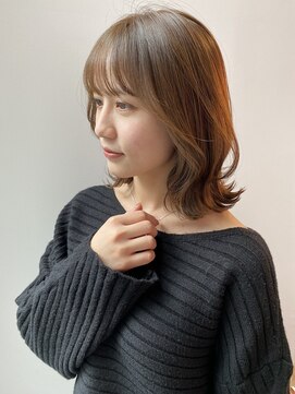 ウィクシーミミ 栄矢場町店(wixy mimi) 【wixy mimi/栄 矢場町/】くびれが可愛いミディアムレイヤー