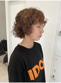 マッシュ×パーマ