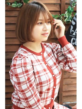 ニスル センター南店(NISURU） 似合わせカット/大人ガーリー/ダークアッシュ/着物/センター南