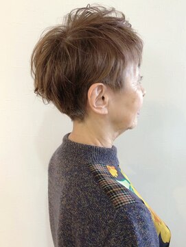 リコ(LIKO) 大人のボリュームショート☆デジタルパーマ/明るめ白髪染め