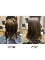 カミケンガレリア(kamiken. galleria)&nbsp;さらさら美髪ストレート髪質改善ナチュラル【カミケンガレリア】