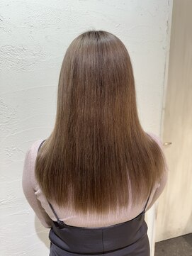 アジールヘア 池袋東口店(agir hair) 透明感抜群♪イメチェンブリーチミルクティーベージュ池袋