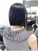 切りっぱなしボブ