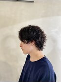 ニュアンス波巻きパーマ