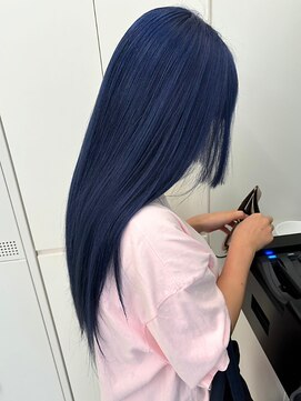 エニフォーイーストハム(Eni for eastham) ケアブリーチ/ネイビーベージュ/セミロング