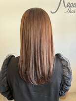 レポヘアー(Repos hair)&nbsp;透明感【髪質改善】ライトブラウン小顔ストレート大人かわいい