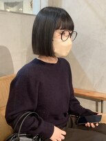 ミュゼプリュム(Musee plume)&nbsp;切りっぱなしぱつんとボブ