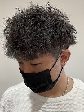 エルフ(elf) ＃ツイストパーマ アッシュブラック