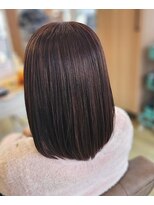 ヘアアトリエ ナイン(hair atelier nine)&nbsp;メルティーカラー/似合わせカット/ウェーブミディアム/福島市