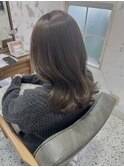 グレージュ/くびれヘア/レイヤーカット【momoka】