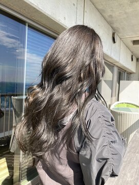 アンツ サザンリゾート 茅ヶ崎店(ANT'S Southern Resort) ホワイトグレージュ/デジタルパーマ/チェリーブラウン/オリーブ