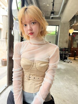 ロジッタ(ROJITHA) 【ROJITHA原宿表参道】外ハネボブ×ミルクティベージュ