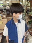 刈り上げマッシュショートヘア