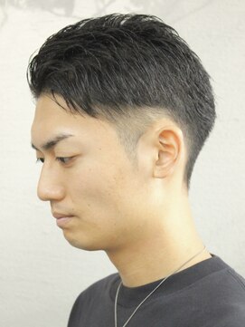 ミッドシー(mid-c) メンズカット［ツーブロック/短髪/ビジネススタイル」