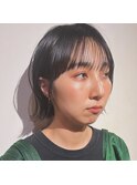 大人綺麗な小顔襟足スッキリショートボブ　30代40代50代