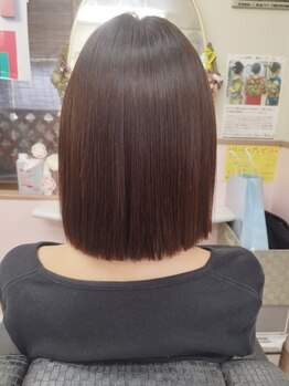 ハッチ美容室の写真/【松戸/五香】アルマダ電子トリートメント縮毛矯正♪髪質に合わせた丁寧な施術で、理想のツヤ髪が叶う◇