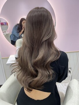 アディション 新宿(ADITION) ブリーチなしベージュ×レイヤー/ダブルカラー髪質改善新宿k