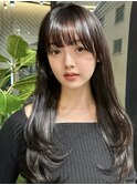 【MINX 齊藤】ワンカールレイヤー 暗髪カラー