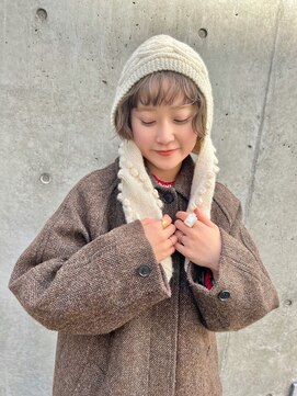 オーセンヘア(AUTHEN.HAIR) （mutsumi.）眉上*ホワイトベージュ【仙台美容室】