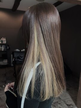 ヘアー アイス ルーチェ(HAIR ICI LUCE) インナーベージュ/ミルクティーベージュ/マロンベージュ