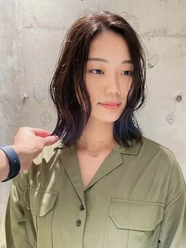 スク(SUKU) ミディアム×アッシュブラウン